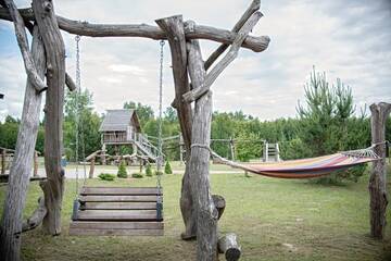 Фото номера Семейный номер с видом на озеро Загородные дома Miego klinika 2 -POILSIUI г. Kelmė 7