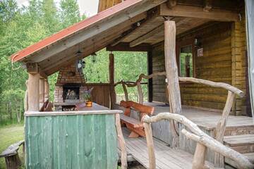 Фото номера Семейный номер с видом на озеро Загородные дома Miego klinika 2 -POILSIUI г. Kelmė 19