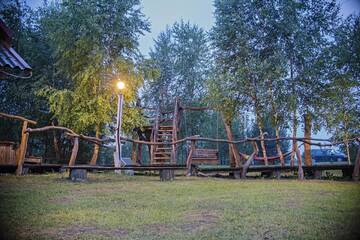 Фото номера Семейный номер с видом на озеро Загородные дома Miego klinika 2 -POILSIUI г. Kelmė 7