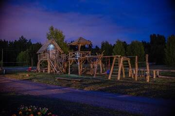 Фото номера Семейный номер с видом на озеро Загородные дома Miego klinika 2 -POILSIUI г. Kelmė 4